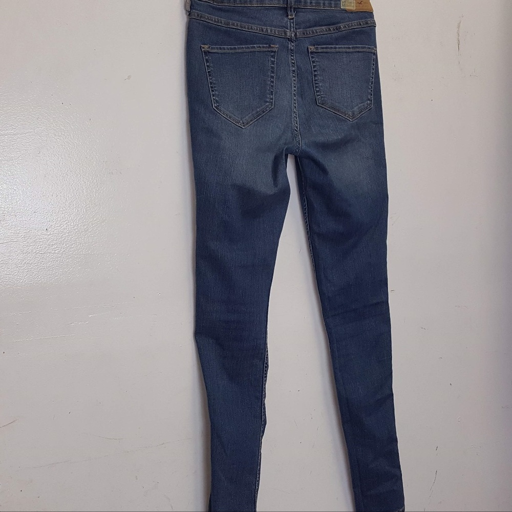 Super Skinny High waisted blue Jeans - Picture 4 of 5